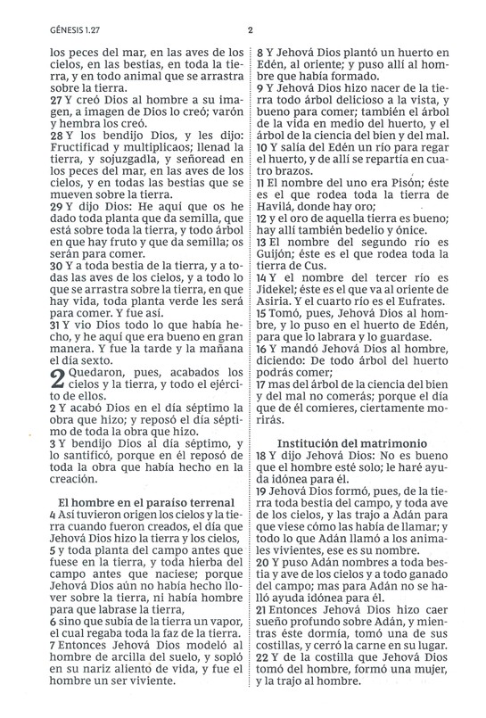 Biblia Reina Valera Revisada Letra Grande, Rústica - Imagen 4