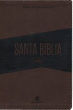 Biblia Reina Valera Revisada Letra Grande, Piel Imitación Piel Marrón
