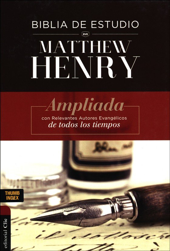 RVR Biblia Estudio Matthew Henry - Tapa Dura - Index - Imagen 2