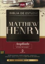 Alternative view of RVR Biblia Estudio Matthew Henry - Piel Fabricada Negra -  Index