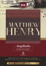 RVR Biblia de Estudio Matthew Henry, Imitación Piel, Clásica - Café