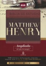 Alternative view of RVR Biblia de Estudio Matthew Henry, Imitación Piel, Clásica - Café