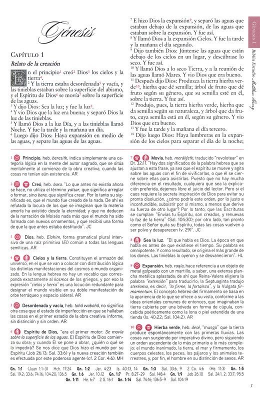 RVR Biblia de Estudio Matthew Henry, Imitación Piel, Clásica - Café - Imagen 4
