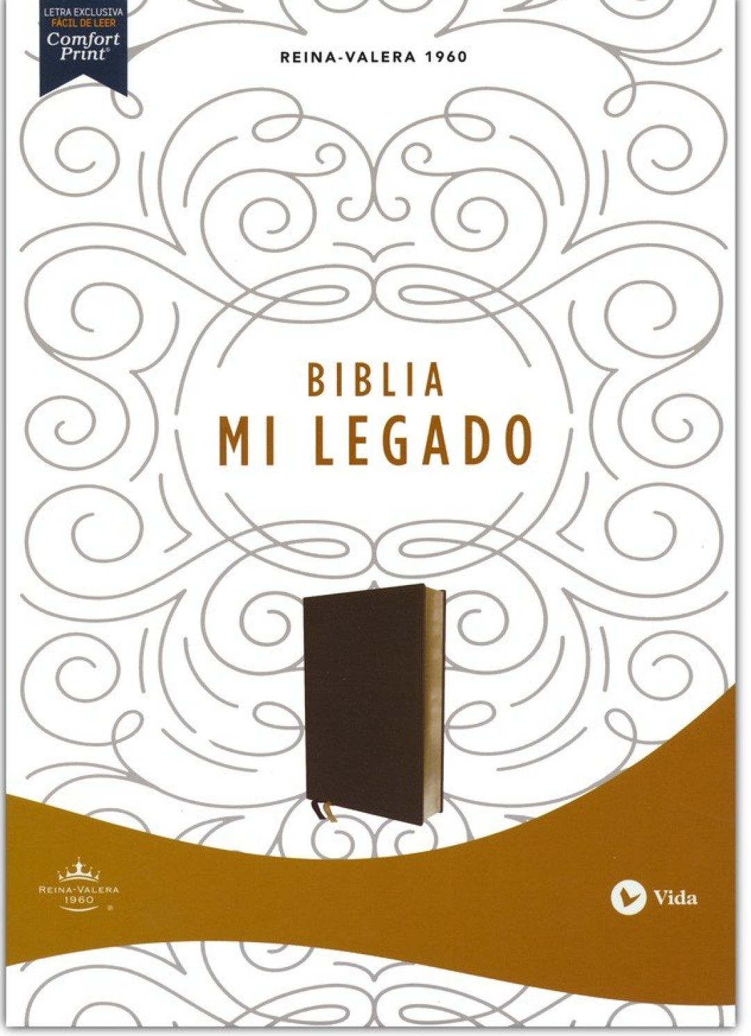 RVR60 Biblia Mi Legado, Imitación Piel , Café, Una Columna, Interior a Dos Colores