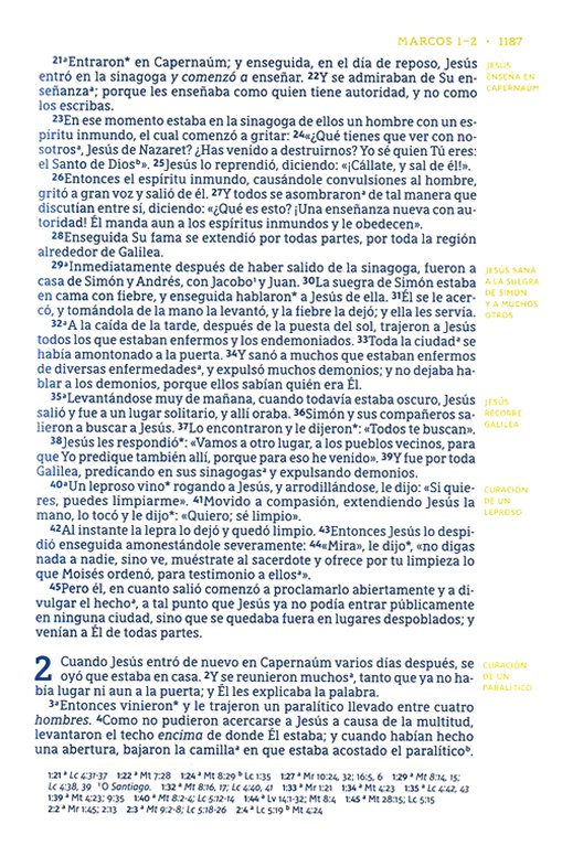 NBLA Biblia Mi Legado, Colección Premier, Negro, Una Columna, Interior a Dos Colores - Imagen 8