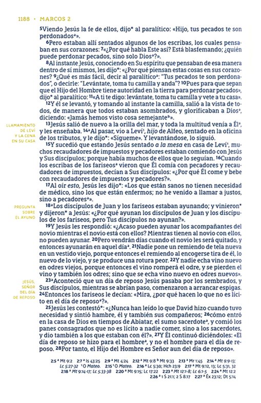 NBLA Biblia Mi Legado, Colección Premier, Negro, Una Columna, Interior a Dos Colores - Imagen 9