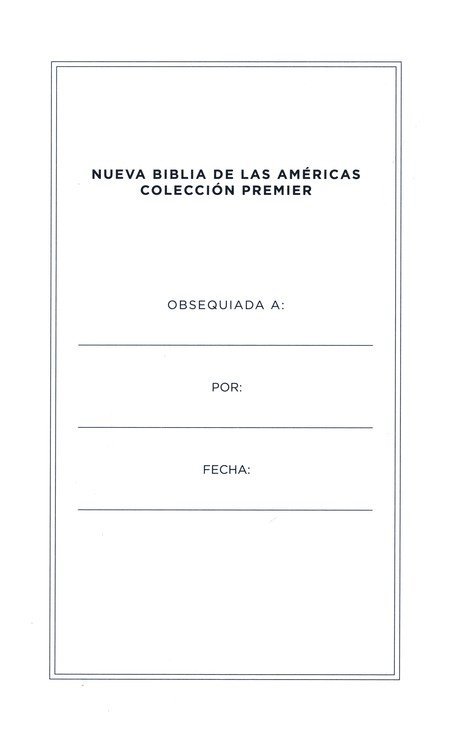 NBLA Biblia Ultrafina, Colección Premier, Azul Marino - Imagen 4