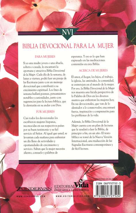 NVI Devocional Para La Mujer - Tapa Blanda - Imagen 11