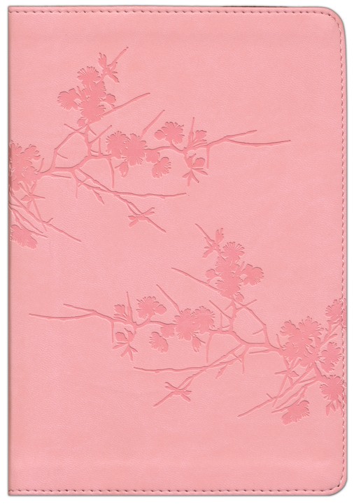 Biblia de Estudio RVR 1960 Serie 50, Imitación Piel Duo Tono Rosado - Imagen 3