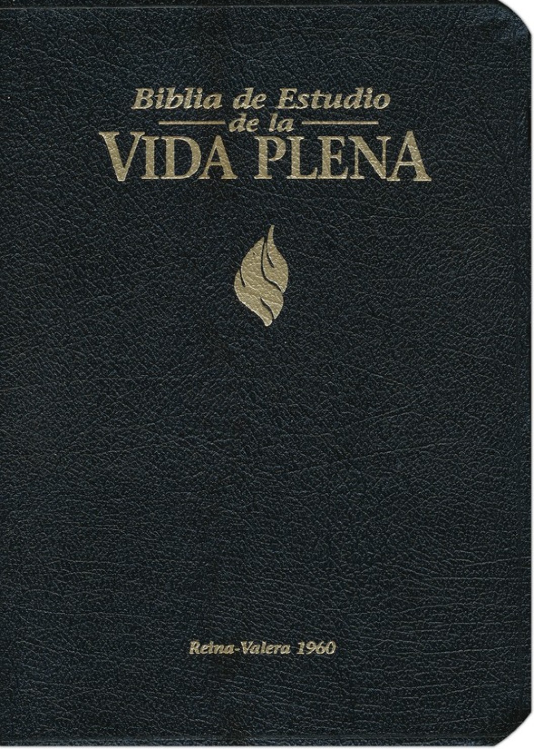 Biblia de Estudio de la Vida Plena RVR 1960, Piel Especial, Negro