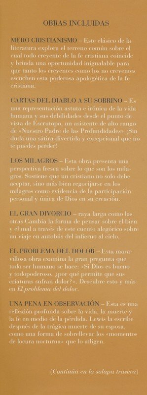 Clásicos Selectos - Tapa Dura - C. S. Lewis - Imagen 3