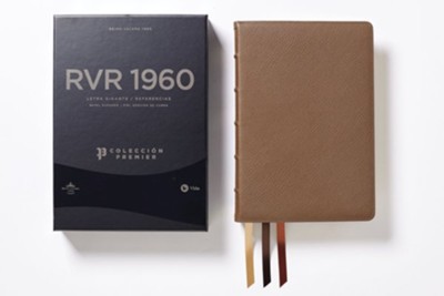 Reina Valera 1960 Biblia Letra Gigante, Colección Premier, Café - Imagen 2