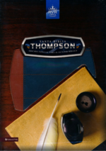 Santa Biblia Thompson RVR 1960, Piel Fabricada, Azul - Marrón