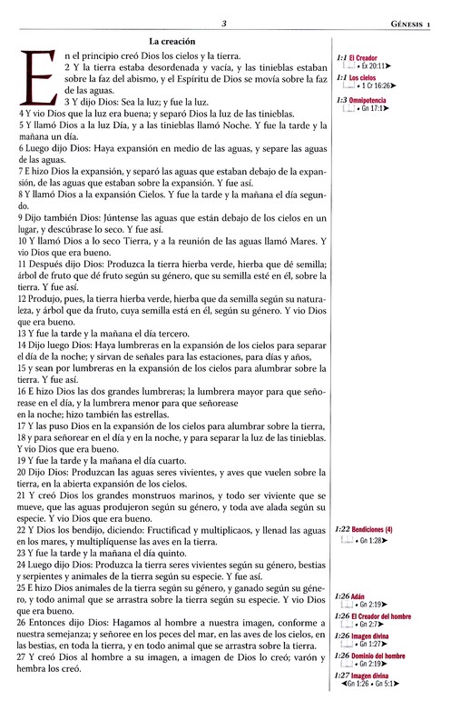 Santa Biblia Thompson RVR 1960, Piel Fabricada, Azul - Marrón - Imagen 5