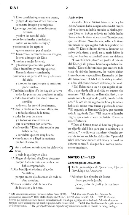 Biblia Un Día a la Vez NVI para Mujeres - Tapa Blanda - Imagen 4