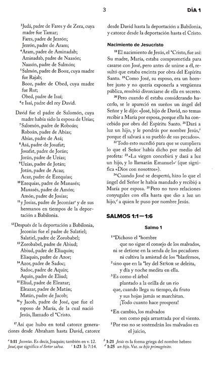 Biblia Un Día a la Vez NVI para Mujeres - Tapa Blanda - Imagen 5