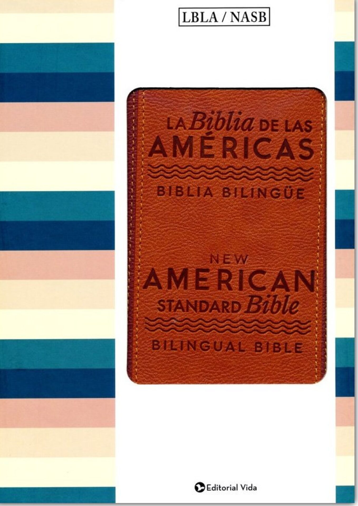 LBLA/NASB Biblia Bilingüe Imitación Piel Café