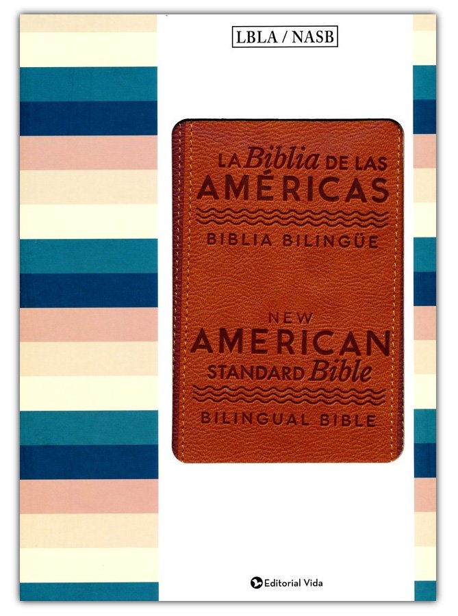 LBLA/NASB Biblia Bilingüe Imitación Piel Café - Imagen 2