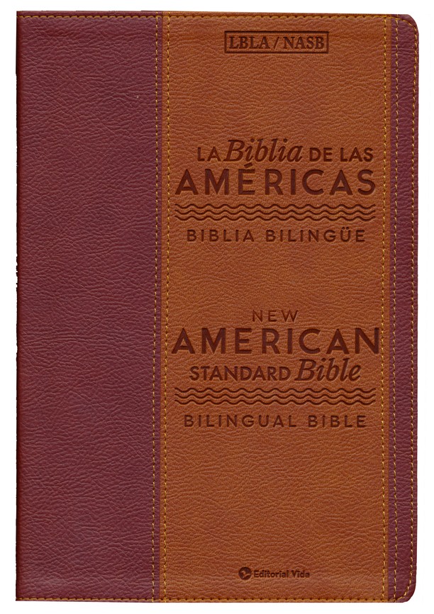LBLA/NASB Biblia Bilingüe Imitación Piel Café - Imagen 3