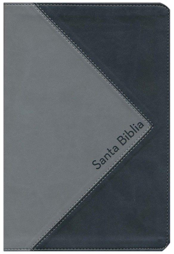 Biblia de Referencia Thompson RVR 1960, Imitación Piel - Duo Tono Gris - Imagen 3