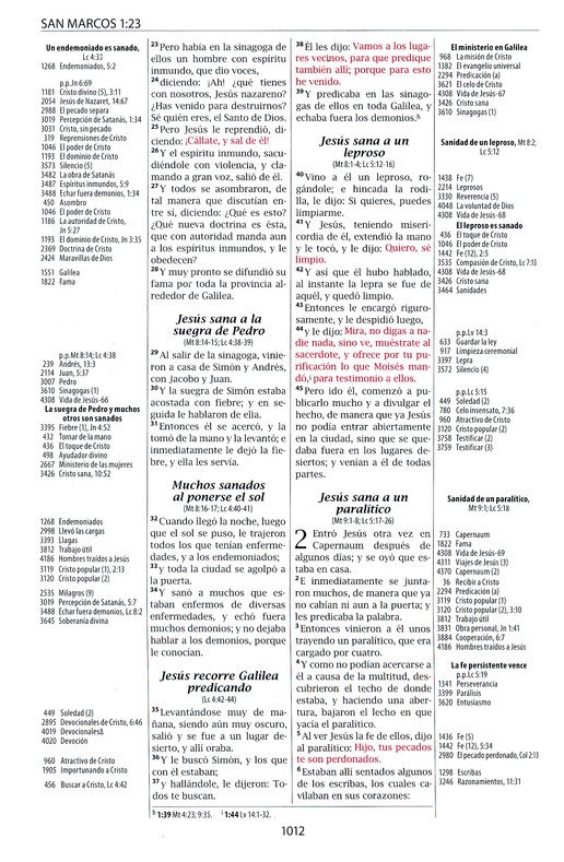 Biblia de Referencia Thompson RVR 1960, Imitación Piel - Duo Tono Gris - Imagen 8