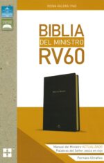 Biblia del Ministro RVR 1960 - Ultrafina - Imitación Piel Negra