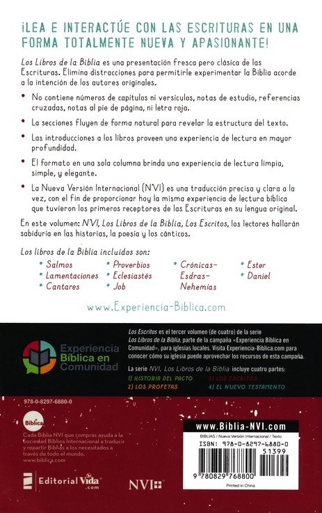 NVI, Los Libros de la Biblia: Los Escritos - Tapa Blanda - Imagen 9