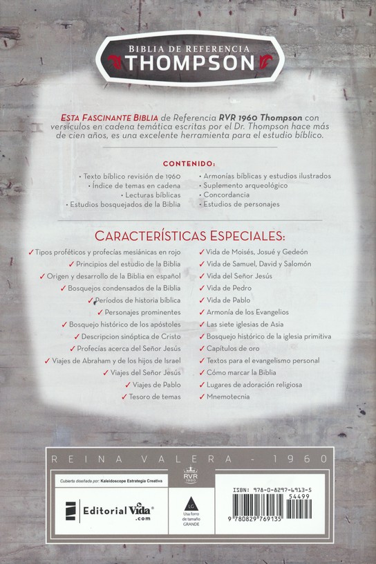 Biblia de Referencia Thompson RVR 1960, Tapa Dura - Imagen 11