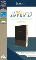 LBLA Santa Biblia Ultrafina Imitación Piel Negro
