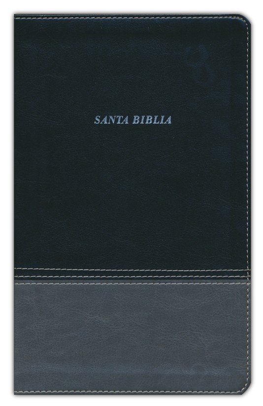 LBLA Santa Biblia Ultrafina Imitación Piel Negro - Imagen 4