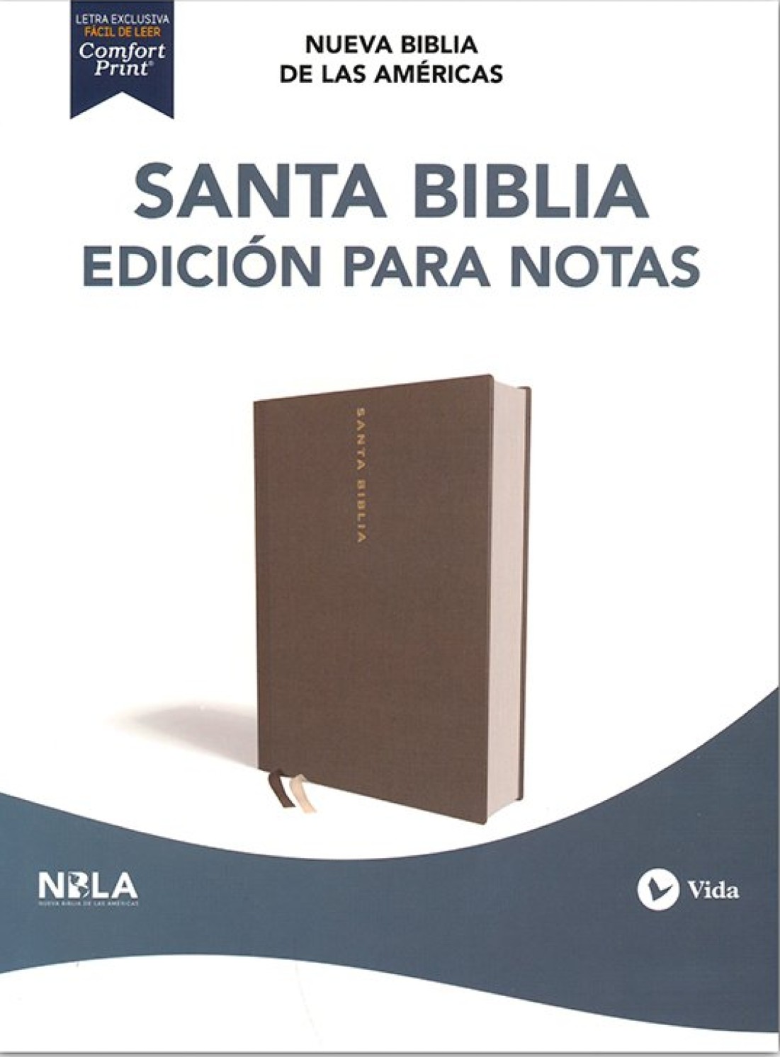 NBLA Santa Biblia para Notas Tapa Dura Gris