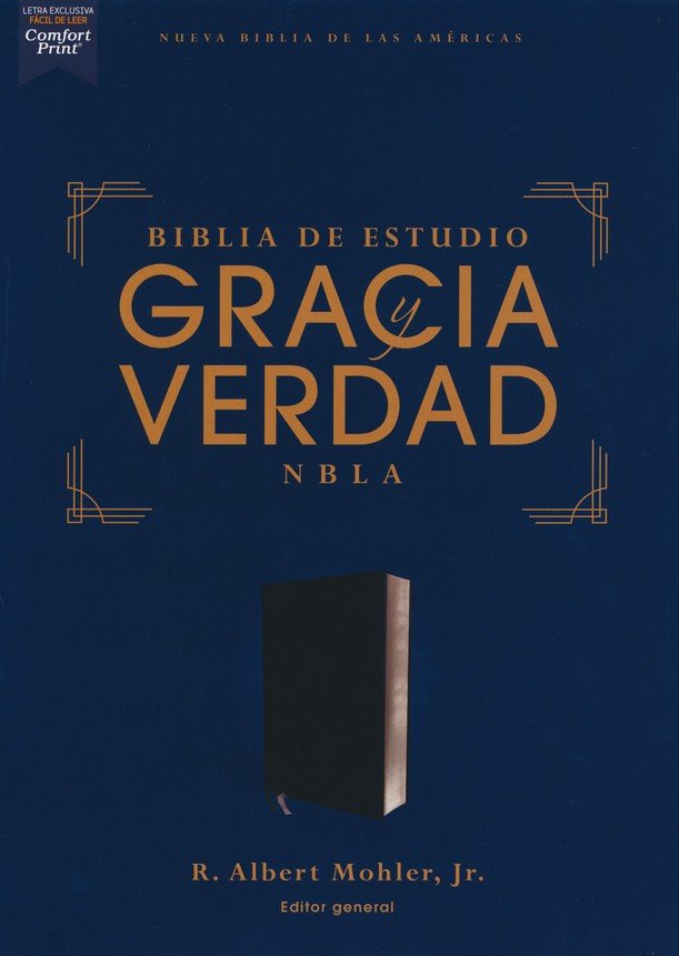 NBLA Biblia de Estudio Gracia y Verdad, Piel Fabricada, Negro - R. Albert Mohler Jr. - Imagen 2