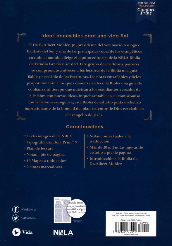 NBLA Biblia de Estudio Gracia y Verdad, Imitación Piel, Café - R. Albert Mohler Jr. - Imagen 13