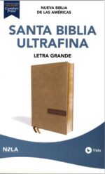 NBLA Santa Biblia Ultrafina Letra Grande Imitación Piel Beige