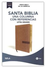 Alternative view of NBLA Santa Biblia una Columna con Referencia Imitación Piel Café