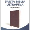 NBLA Santa Biblia Ultrafina Letra Gigante Tapa Dura, Tela, Gris - Imagen 2