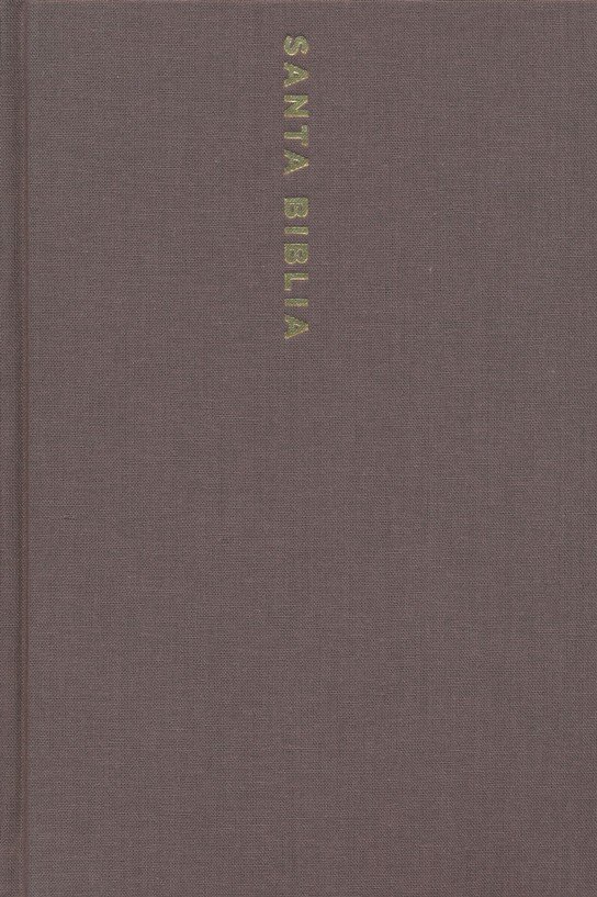 NBLA Santa Biblia Ultrafina Letra Gigante Tapa Dura, Tela, Gris - Imagen 3