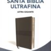 NBLA Santa Biblia Ultrafina Letra Gigante Imitación Piel Negra