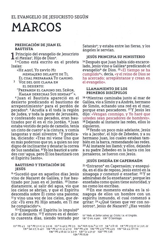 NBLA Santa Biblia Ultrafina Letra Gigante Imitación Piel Negra - Imagen 6