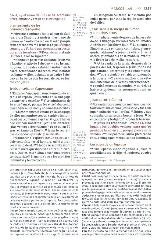 Biblia de Estudio NBLA Gracia y Verdad, Imitación Piel Azul Marino - R. Albert Mohler Jr. - Imagen 9
