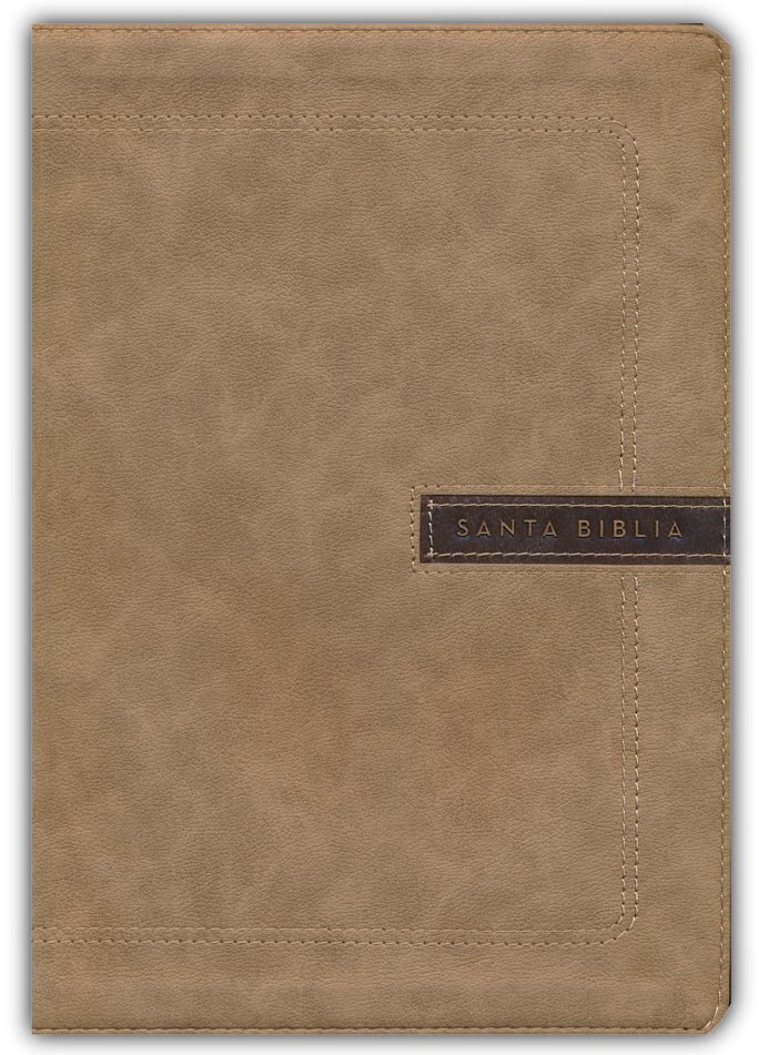 NBLA Santa Biblia Letra Supergigante Imitación Piel, Beige - Imagen 4