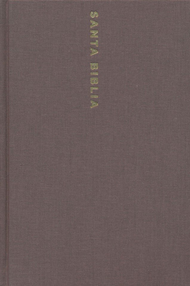 NBLA Santa Biblia Letra Supergigante Tapa Dura, Tela, Gris - Imagen 3