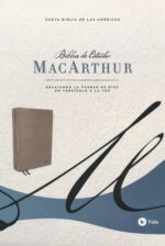 NBLA Biblia de Estudio MacArthur, Tapa Dura - Tela, Gris
