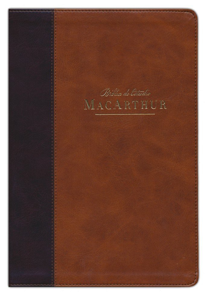 NBLA Biblia de Estudio MacArthur, Imitación Piel, Café - John MacArthur - Imagen 3