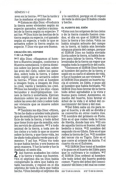 NBLA Santa Biblia Letra Grande Tamaño Compacto, Tapa Dura, Tela, Gris - Imagen 6