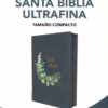 NBLA Santa Biblia, Letra Grande, Tamaño Compacto, Imitación Piel, Azul Marino con Cierre