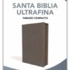 NBLA Santa Biblia, Letra Grande, Tamaño Compacto, Piel Fabricada, Azul Marino con Cierre - Imagen 2