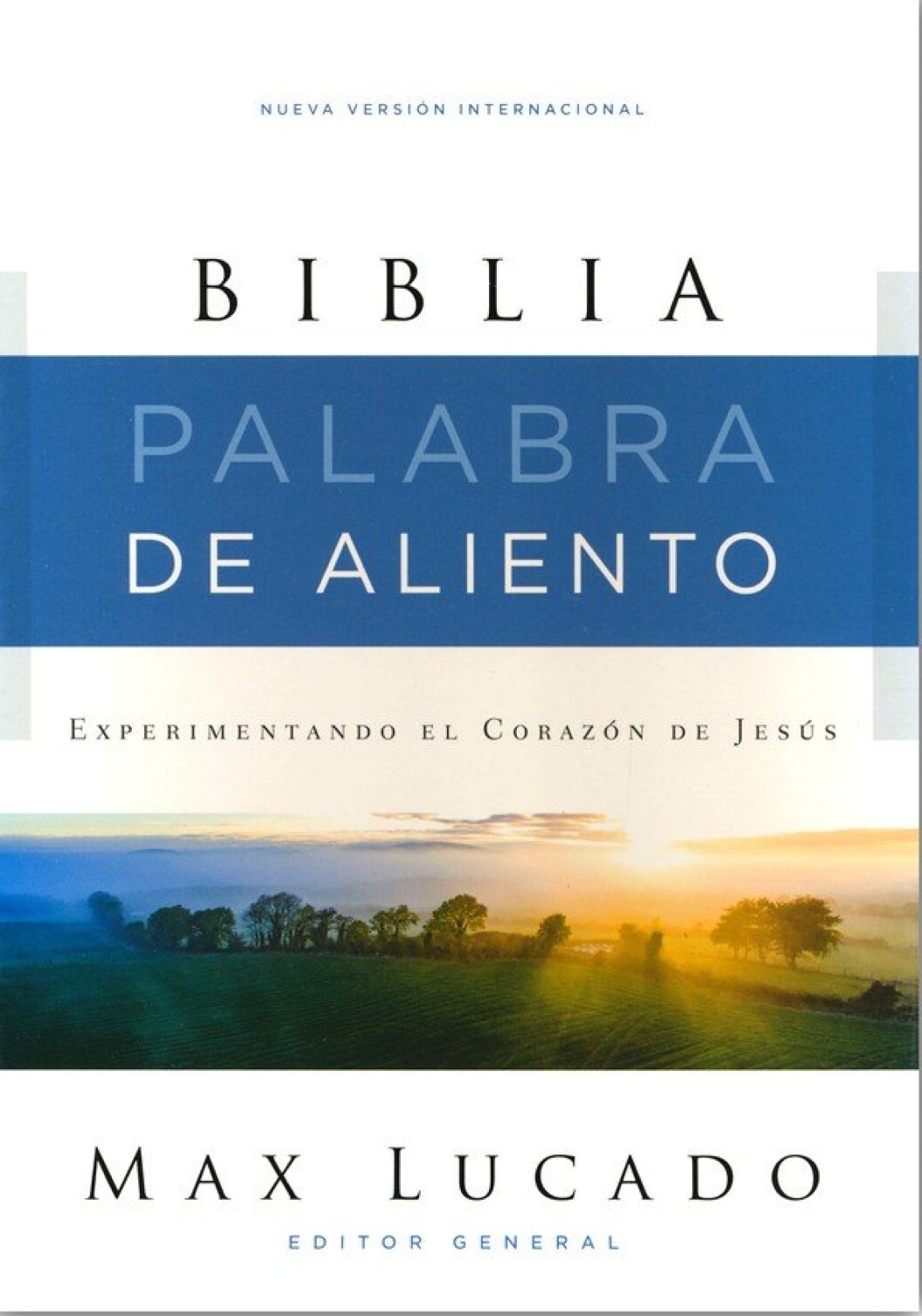 NVI Santa Biblia, Max Lucado, Palabra de Aliento, Imitación Piel, Café, Interior a Dos Colores
