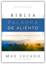 Alternative view of NVI Santa Biblia, Max Lucado, Palabra de Aliento, Imitación Piel, Café, Interior a Dos Colores