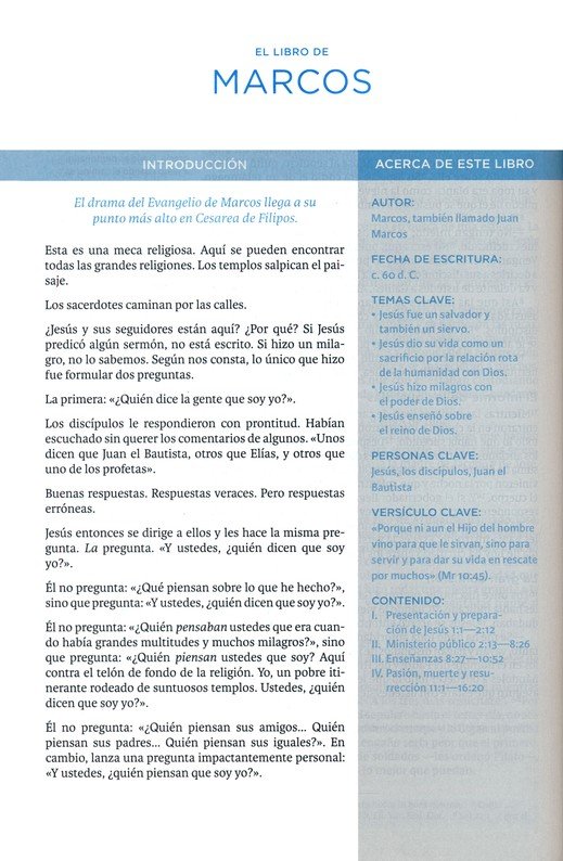 NVI Santa Biblia, Max Lucado, Palabra de Aliento, Imitación Piel, Café, Interior a Dos Colores - Imagen 8